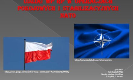 Udział WP RP w operacjach pokojowych i stabilizacyjnych NATO